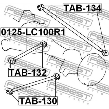 48740-60080 Lexus Toyota тампон напречна щанга