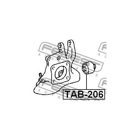 Tампон 4872505141 TAB206 Toyota Avensis заден мост