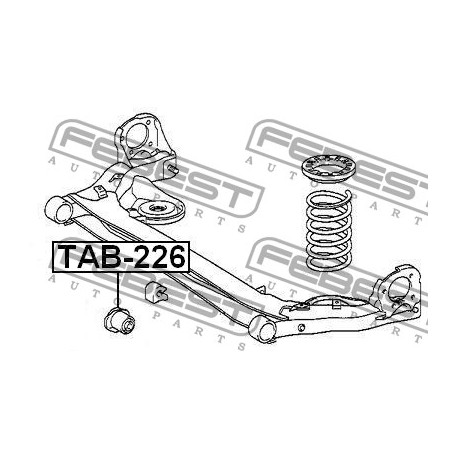 Тампон заден мост 4872544050 TAB226 Toyota Avensis Verso Picnic