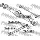 48710-97402 Daihatsu Toyota тампон надлъжен носач заден
