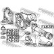 Тампон диференциал 5238060030 TAB332 Lexus Toyota