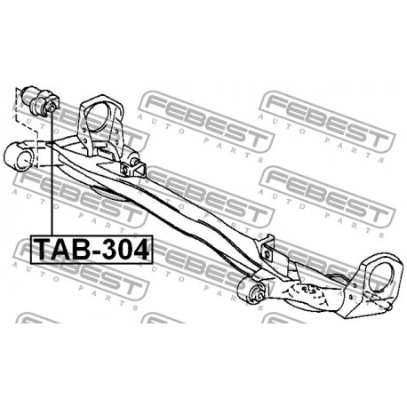 48725-44010 Toyota тампон заден мост
