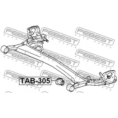 Тампон 4872552030 TAB305 Toyota заден мост