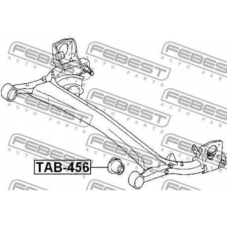 48725-52021 Toyota тампон заден мост
