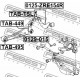 48760-12010 Lexus Toyota тампон надлъжен носач