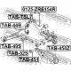 48710-05090 Lexus Toyota тампон задна напречна щанга