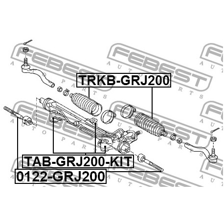 44200-60170 Lexus Toyota ремонтен комплект рейка