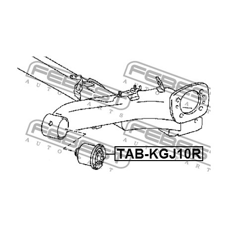 48725-74010 Citroen Peugeot Toyota тампон заден мост