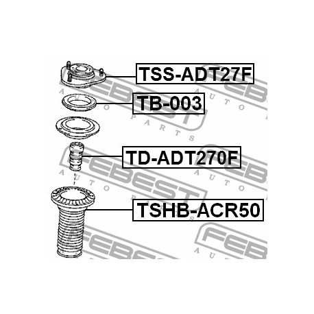 48619-28010 Lexus Toyota лагер амортисьор