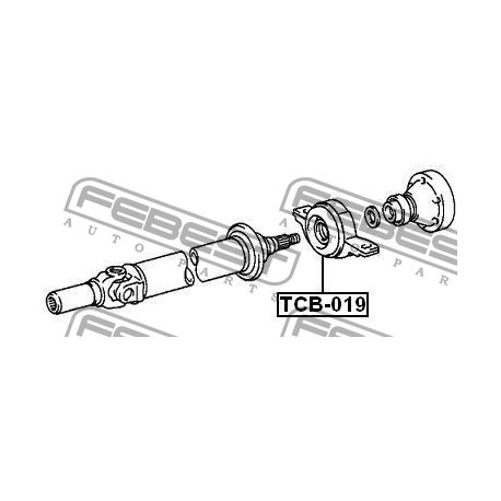 Висящ лагер 3723020130 TCB019 Toyota Rav 4