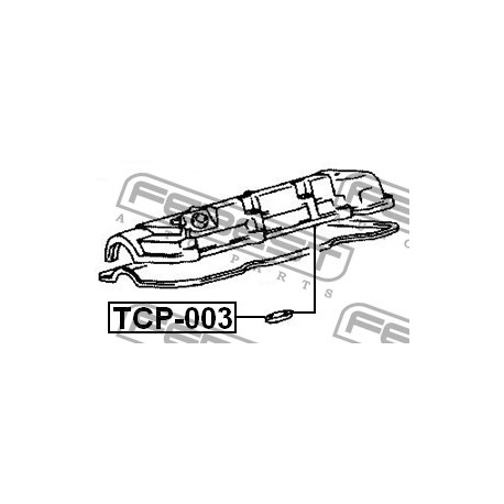 Гарнитура 1119370010 TCP003 Lexus Toyota капак клапани/свещи