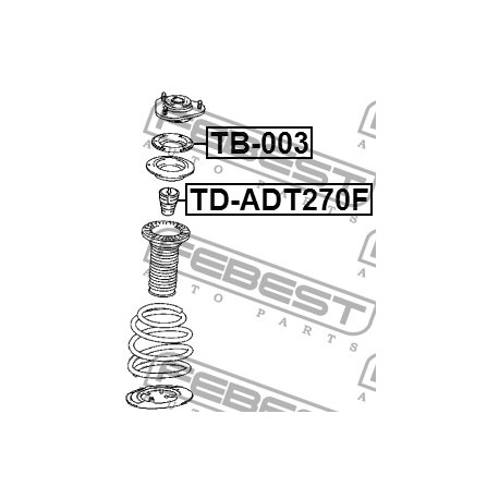 Буфер 4833105060 TDADT270F Toyota Avensis преден амортисьор