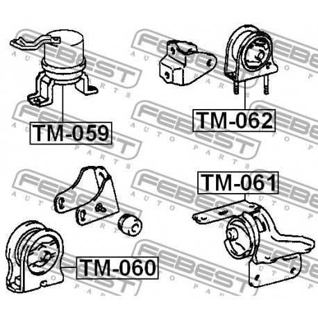 12371-74470 Toyota тампон двигател заден