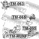 12372-28041 Toyota тампон двигател ляв