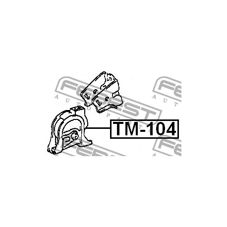 12361-15181 Toyota тампон двигател преден