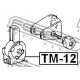 12361-22080 Toyota тампон двигател преден