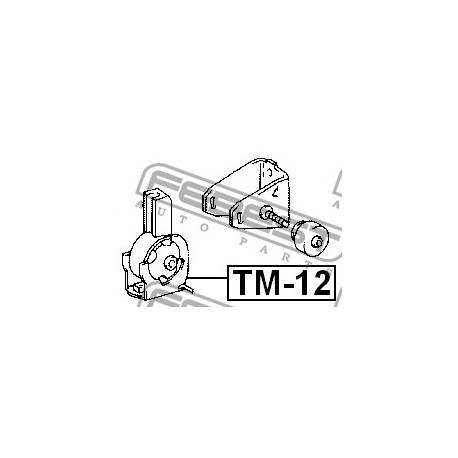 12361-22080 Toyota тампон двигател преден