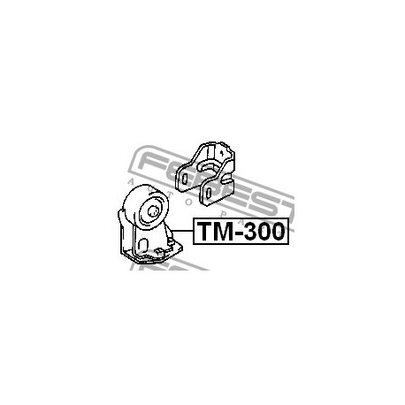 12361-74300 Toyota тампон двигател преден