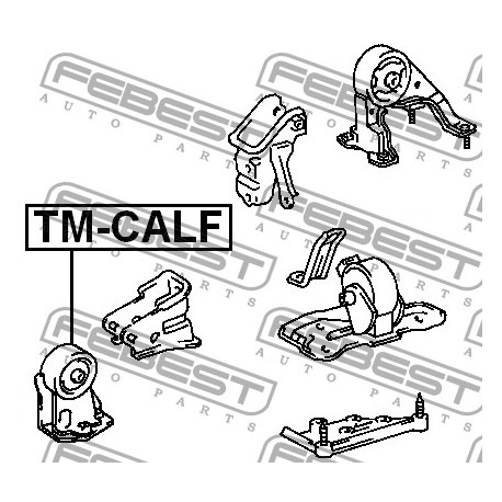 12361-74260 Toyota тампон двигател преден