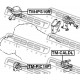 Тампон 12361-74501 TMPIC10F Toyota Picnic двигател преден