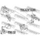 12371-22130 Toyota тампон двигател заден