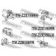 12361-28230 Toyota тампон двигател преден