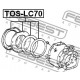 Уплътнение сфера 4320460041 TOSLC70 Toyota Land Cruiser