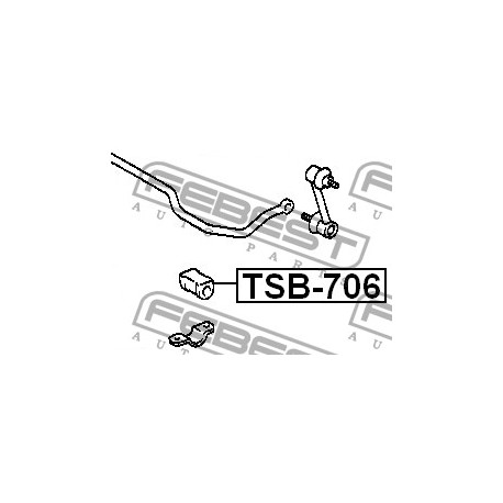 48818-12220 Toyota тампон стабилизираща щанга