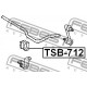 Тампон 4881812190 TSB712 Toyota Corolla задна стабилизираща щанга