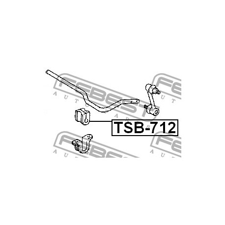 Тампон 4881812190 TSB712 Toyota Corolla задна стабилизираща щанга
