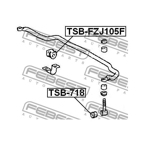Тампон 4884960010 TSB718 Lexus Toyota предна биалетка