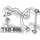 Тампон 4881542060 TSB806 Toyota Rav4 предна стабилизираща щанга