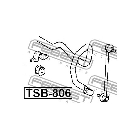 Тампон 4881542060 TSB806 Toyota Rav4 предна стабилизираща щанга