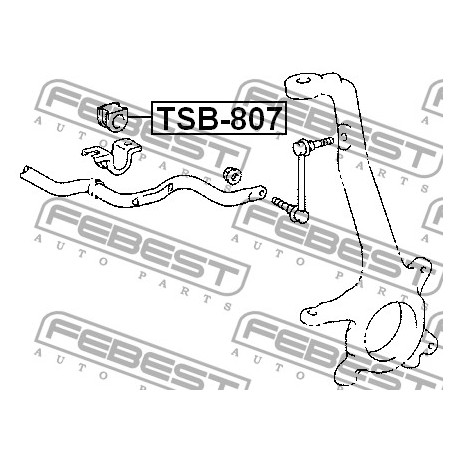 Тампон 4881560190 TSB807 Lexus Toyota предна стабилизираща щанга