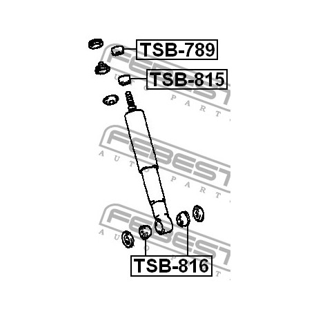 Тампон 9094801045 TSB815 Toyota заден амортисьор