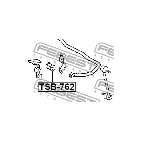 Тампон 4881820290 TSB762 Lexus Toyota задна стабилизираща щанга