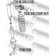 48559-30020 Lexus Toyota прахозащитен комплект за един амортисьор