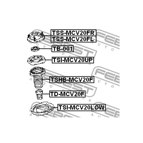 48471-41010 Lexus Toyota тампон пружина