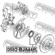 B603-26-15XC Mazda главина задна комплект
