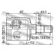 44310-SR3-300 Honda каре вътрешно дясно комплект