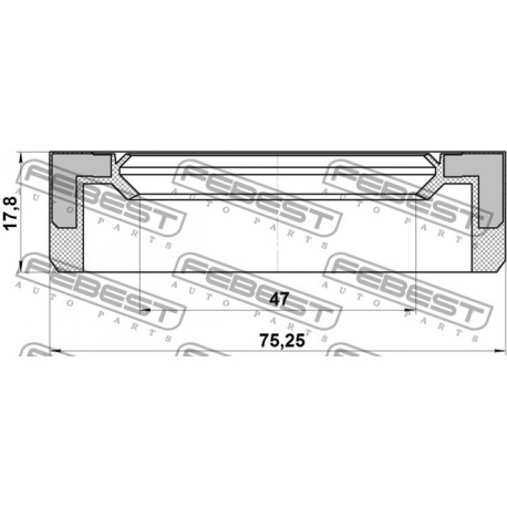 Семеринг 9031348004 95BAY49750818X Toyota Land Cruiser задна главинa