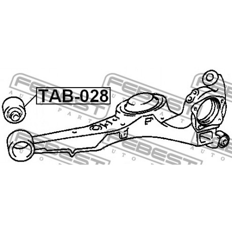 Тампон заден носач 4872542010 TAB028 Toyota Rav 4