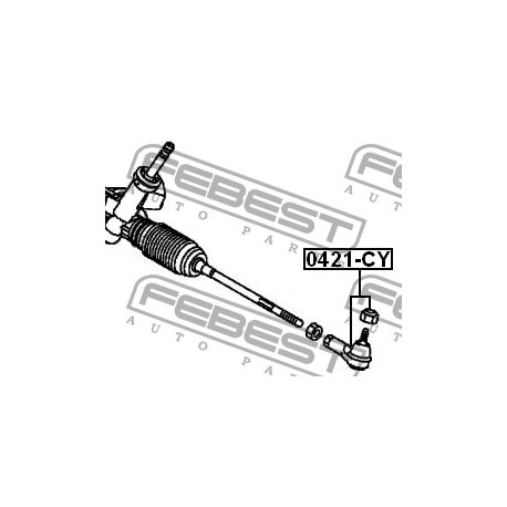Кормилен накрайник 4422A018 0421CY Citroen Mitsubishi Peugeot външен