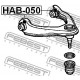 Втулка горен носач 51460-S04-023 HAB050 Honda