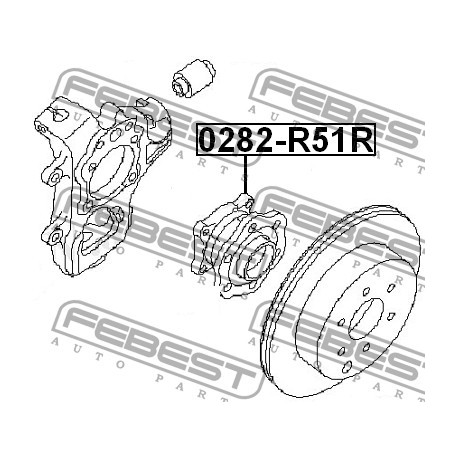 43202-EA500 Nissan главина задна
