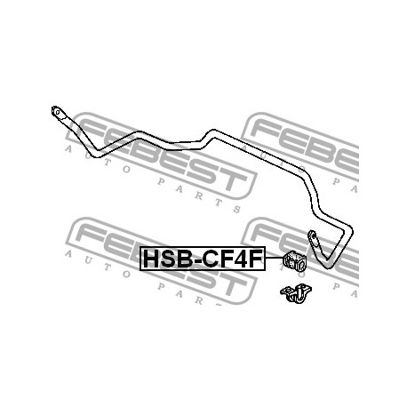 Тампон 51306S84A01 HSBCF4F Honda Accord предна стабилизираща щанга