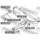 Тампон MR210479 MAB093 Mitsubishi заден горен носач