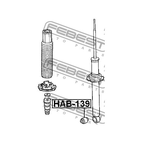 Тампон 52622S84A01 HAB139 Acura Honda заден амортисьор