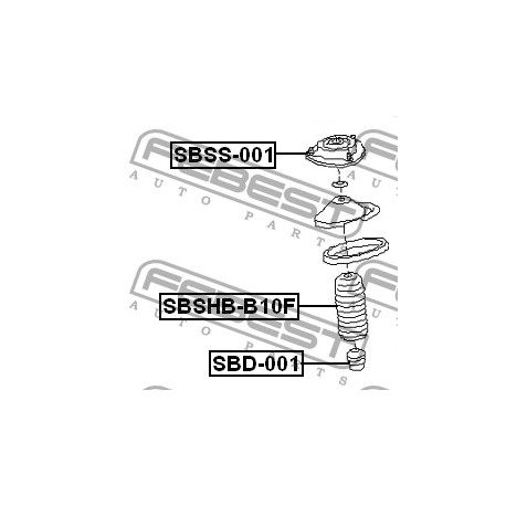 Буфер 20321AA201 SBD001 Subaru преден амортисьор