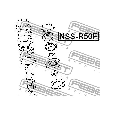 54320-2W100 Infiniti Nissan тампон макферсон